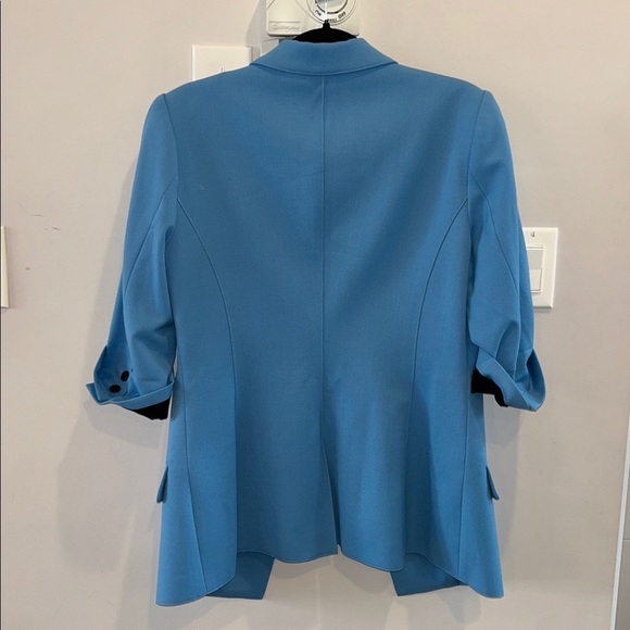 Smythe 3/4 Sleeve Blazer Cornflower Blue - Picture 12 of 13
